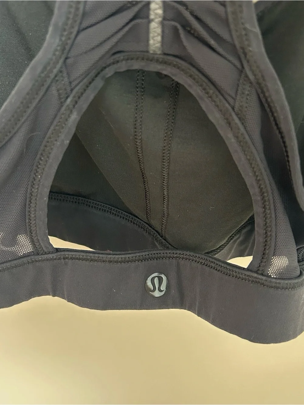 lululemon athletica making moves Black Racerback Medium-Impact Sports Bra